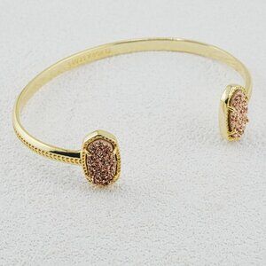 Kendra Scott Oval Rose Gold Quartz Bangle